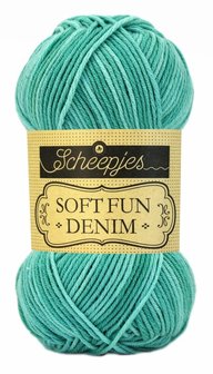 Softfun Denim 517 Zeegroen/licht zeegroen