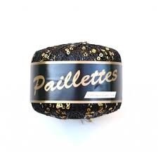 Paillettes 05 zwart