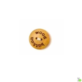 Houten knoop &quot;Wood button&quot; maat 32