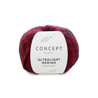 Ultralight Merino 59 Rood-Zwart