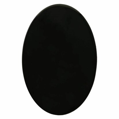 2 ovalen veiligheidsoogjes 11 mm zwart