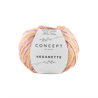 Veganette 102 Roze-wijnrood-oker