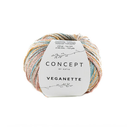 Veganette 103 Rouille-Marron-Bleu vert