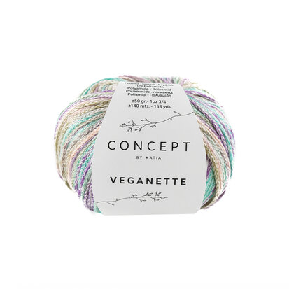 Veganette 105 Parelmoer lichtviolet-steengrijs-waterblauw