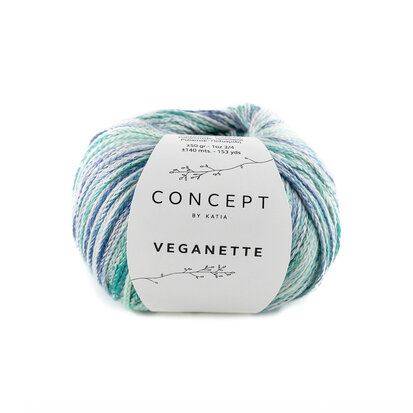 Veganette 107 Vert menthe-lilas-mûre nacré