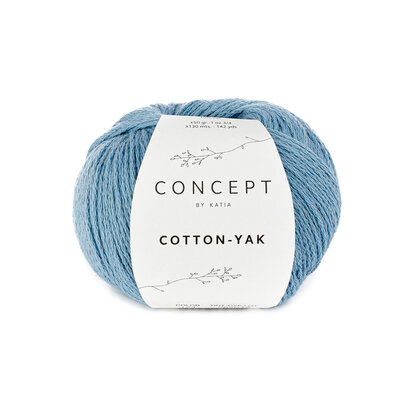 Cotton-Yak 124 Blauw