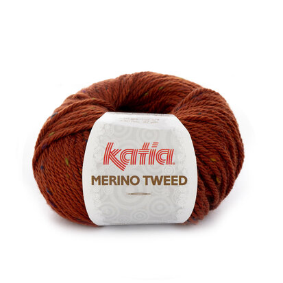 Merino Tweed 404 Roestbruin