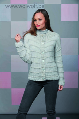 Cotton-Merino 132 Vert blanc