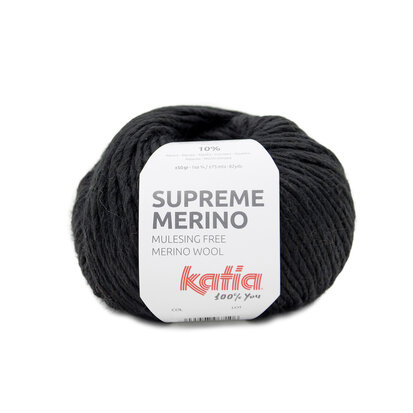 SUPREME MERINO 93 NOIR