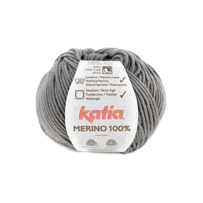 Merino 100 % - 85 Steengrijs