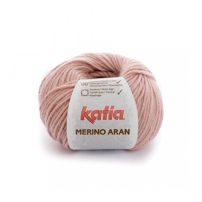 MERINO ARAN 83 Medium Roze