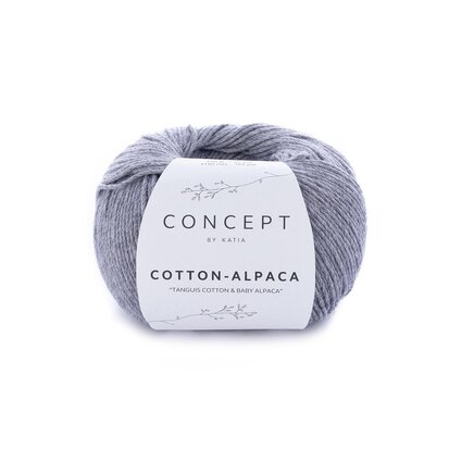 1 pelote Cotton-Alpaca 84 Gris moyen