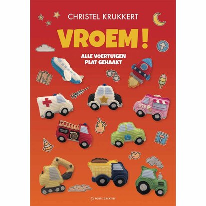 Vroem ! Alle voertuigen plat gehaakt - Christel Krukkert