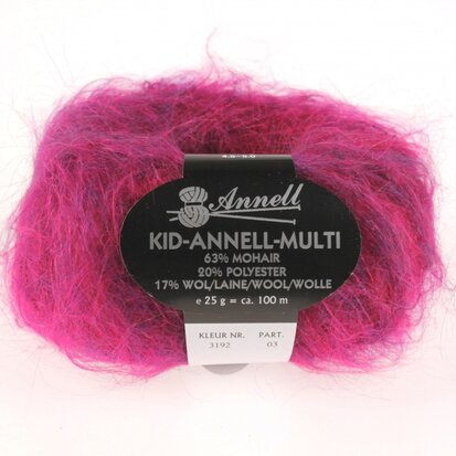 KID-ANNELL-MULTI 3192 Fuchsia-Rouge