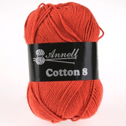 COTTON 8 - 03 DONKERORANJE