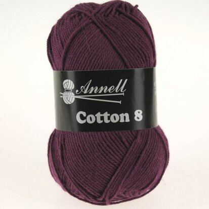 COTTON 8 - 50 AUBERGINE