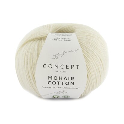 MOHAIR COTTON 70 ECRU