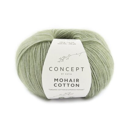 MOHAIR COTTON 72 VERT MENTHE