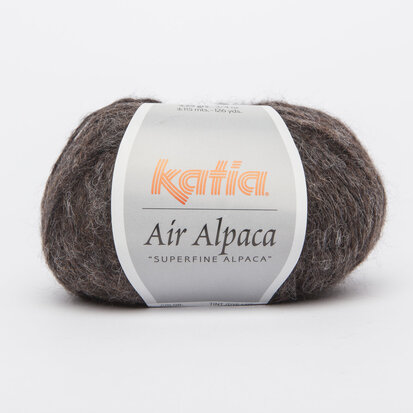 Breipakket driehoeksjaal met Katia Air Alpaca