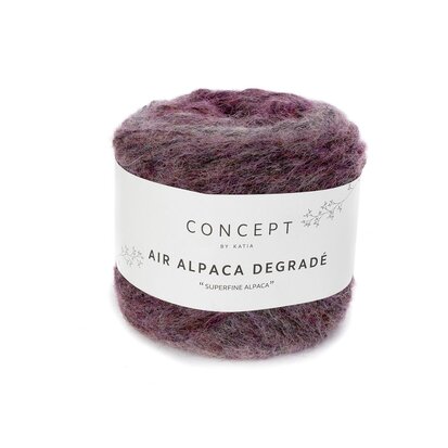 Paquet à tricoter Katia Air Alpaca Degradé : châle