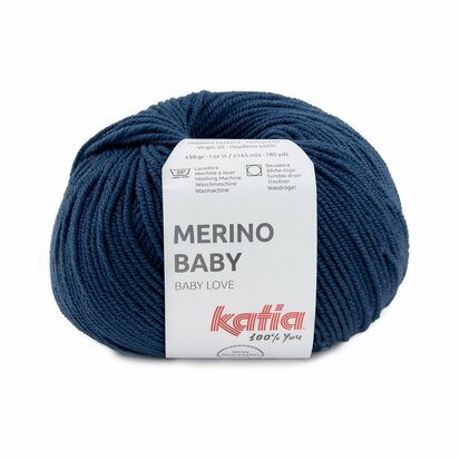 Merino Baby 84 Nachtblauw