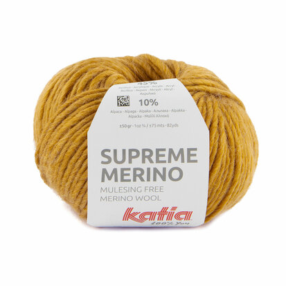 SUPREME MERINO 102 JAUNE MOUTARDE