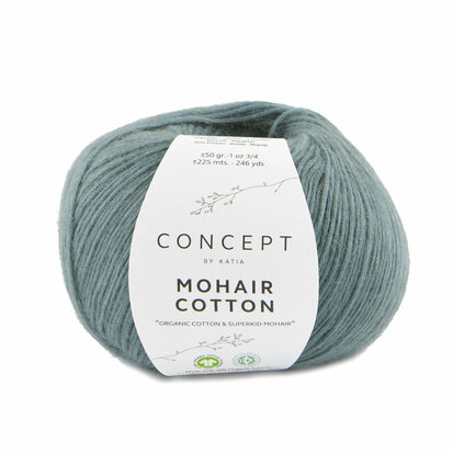 MOHAIR COTTON 85 MINT