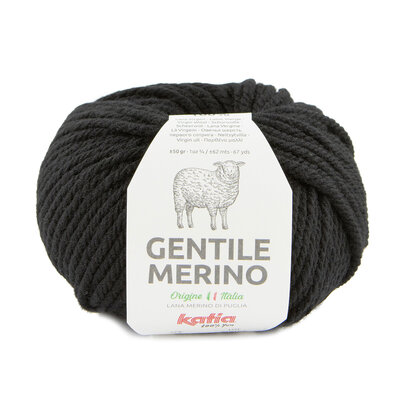 GENTILE MERINO 93 ZWART