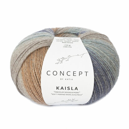 KAISLA SOCKS & MORE 300 BLEU-BRUN-GRIS