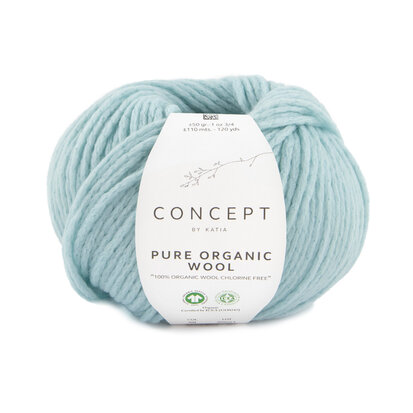 PURE ORGANIC WOOL 59 HEMELSBLAUW