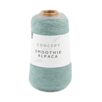 SMOOTHIE ALPACA 302 Lichtroze-Lichtblauw-Turquoise