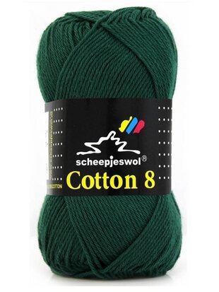 Cotton 8 - 713 donkergroen