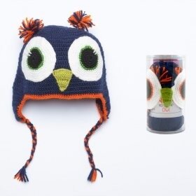 Kid's Cap Owl 74 Blauw