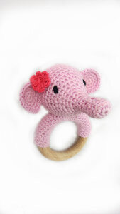 Paquet à crocheter : Hochet éléphant