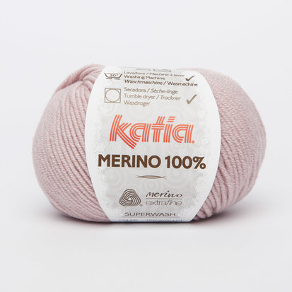 Merino 100 % - 62 Lichtroze