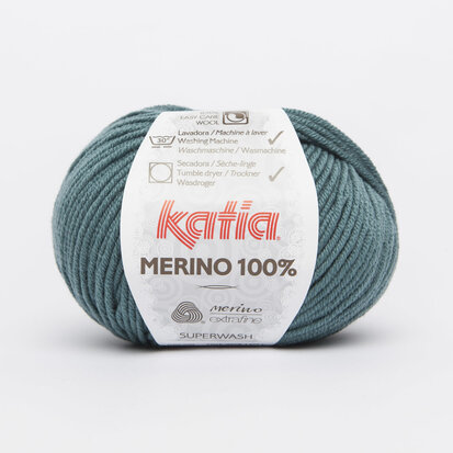 Merino 100 % - 66 Turkooisgroen