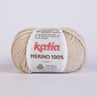 Merino 100 % - 500 Lichtbeige