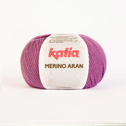 MERINO ARAN 42 Lilas clair