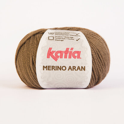 MERINO ARAN 47 Brun fauve