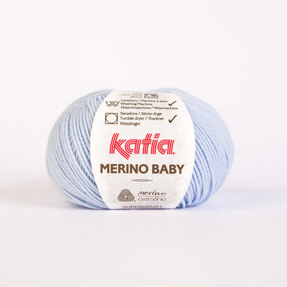 Merino Baby 08 Hemelsblauw