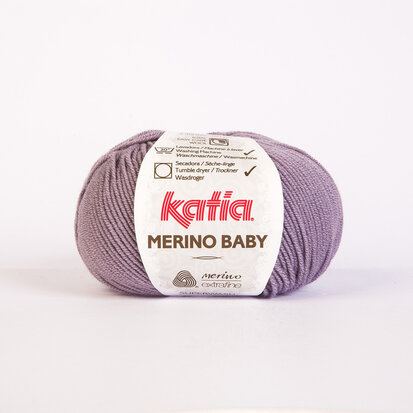 Merino Baby 65 Donkerpaars