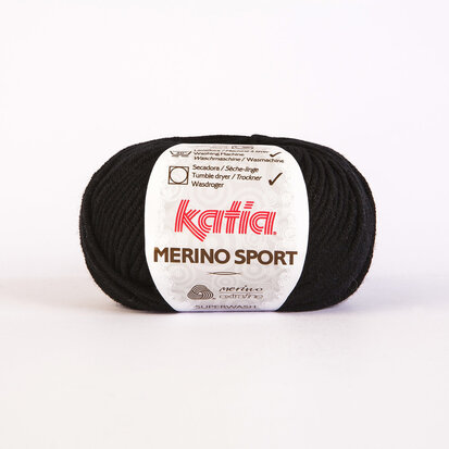 Merino Sport - 002 Zwart