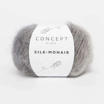 Silk Mohair 700 Grijs-Zwart-Ecru