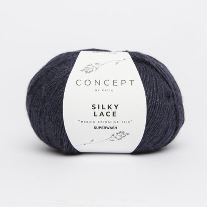 Silky Lace 157 Donkerblauw