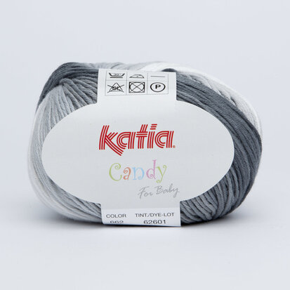 Candy 662 Gris-gris clair-blanc