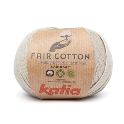 Fair Cotton 11 - Parelmoer lichtgrijs