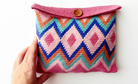 Fair Cotton - Pochette en tapisserie