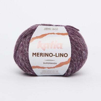 4 bollen Merino-Lino 512 Donkerfuchsia