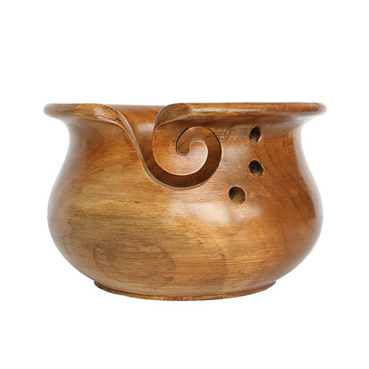 Scheepjes Yarn Bowl Teak - glossy