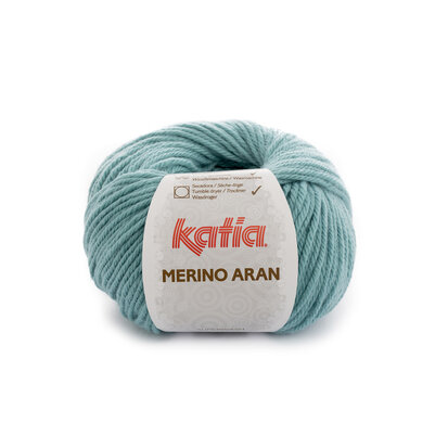 MERINO ARAN 86 Bleu d'eau